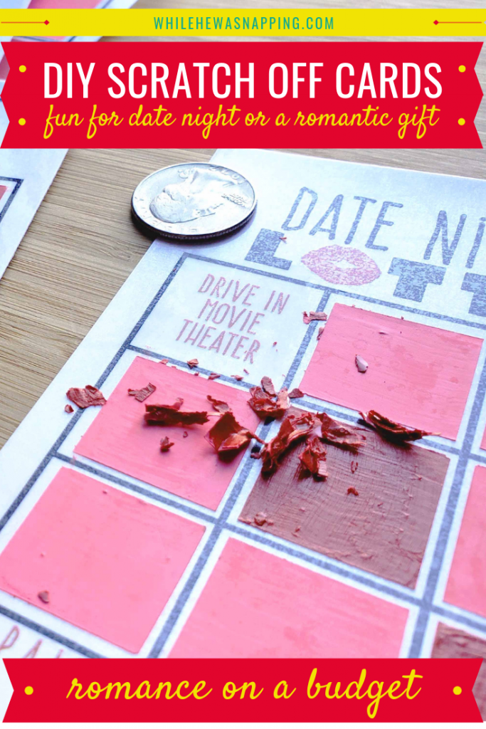 DIY Scratch Off Cards Romance on a Budget