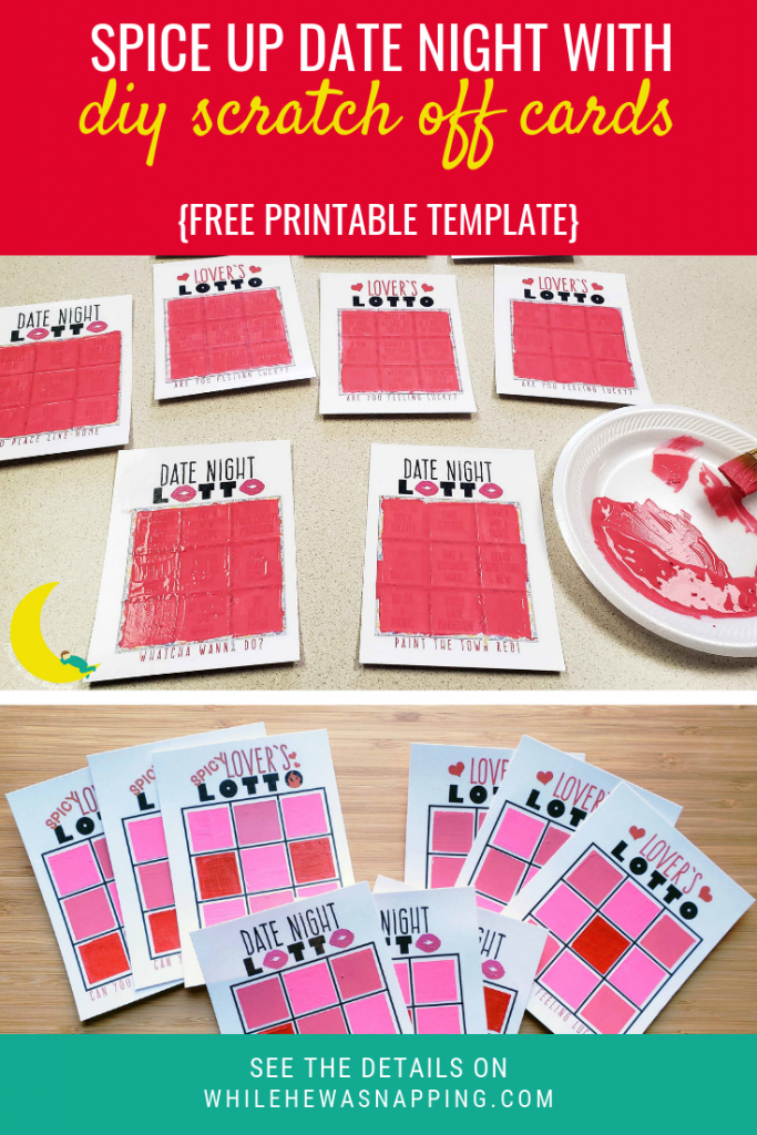 Spice up Date Night with DIY Scratch Off Cards
