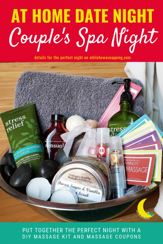 Couples Spa Night with Massage Coupons and Kit