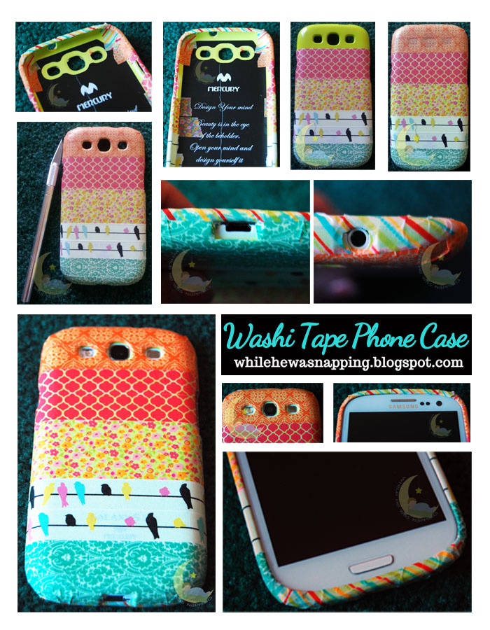 Washi Tape Phone Case How To