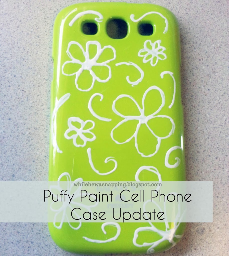 Puffy Paint Cell Phone Case