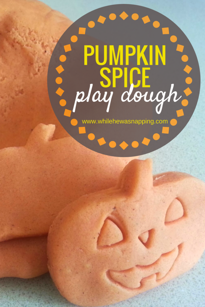 Pumpkin Spice Play Dough is the perfect Fall and Halloween sensory activity! Soft, smells amazing and kids LOVE it!