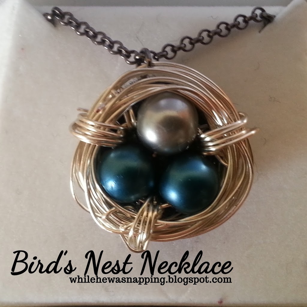 Bead Bird s Nest Necklace While He Was Napping