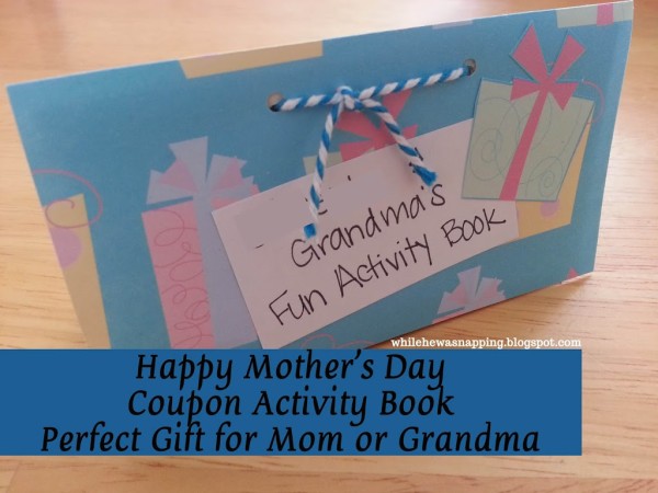 Mother's Day Activity Coupon Book
