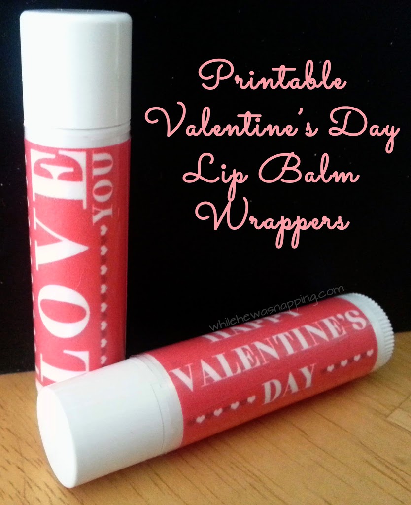 Valentine Lip Balm Wrappers