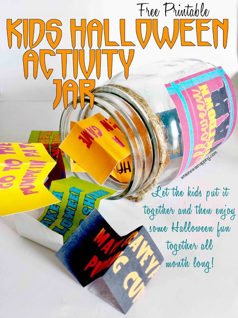 Printable Halloween Countdown Activity Jar