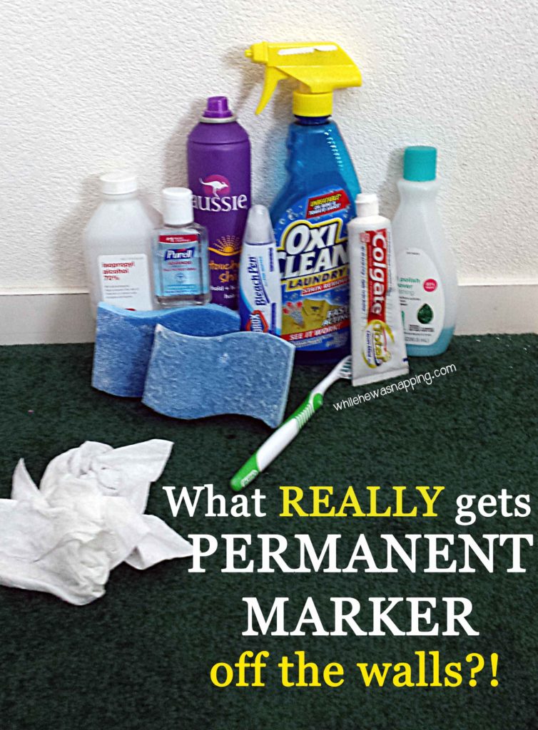 Removing Permanent Marker From Textured Walls_Cleaners