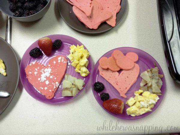 Valentine's Day Dinner-Breakfast for Dinner