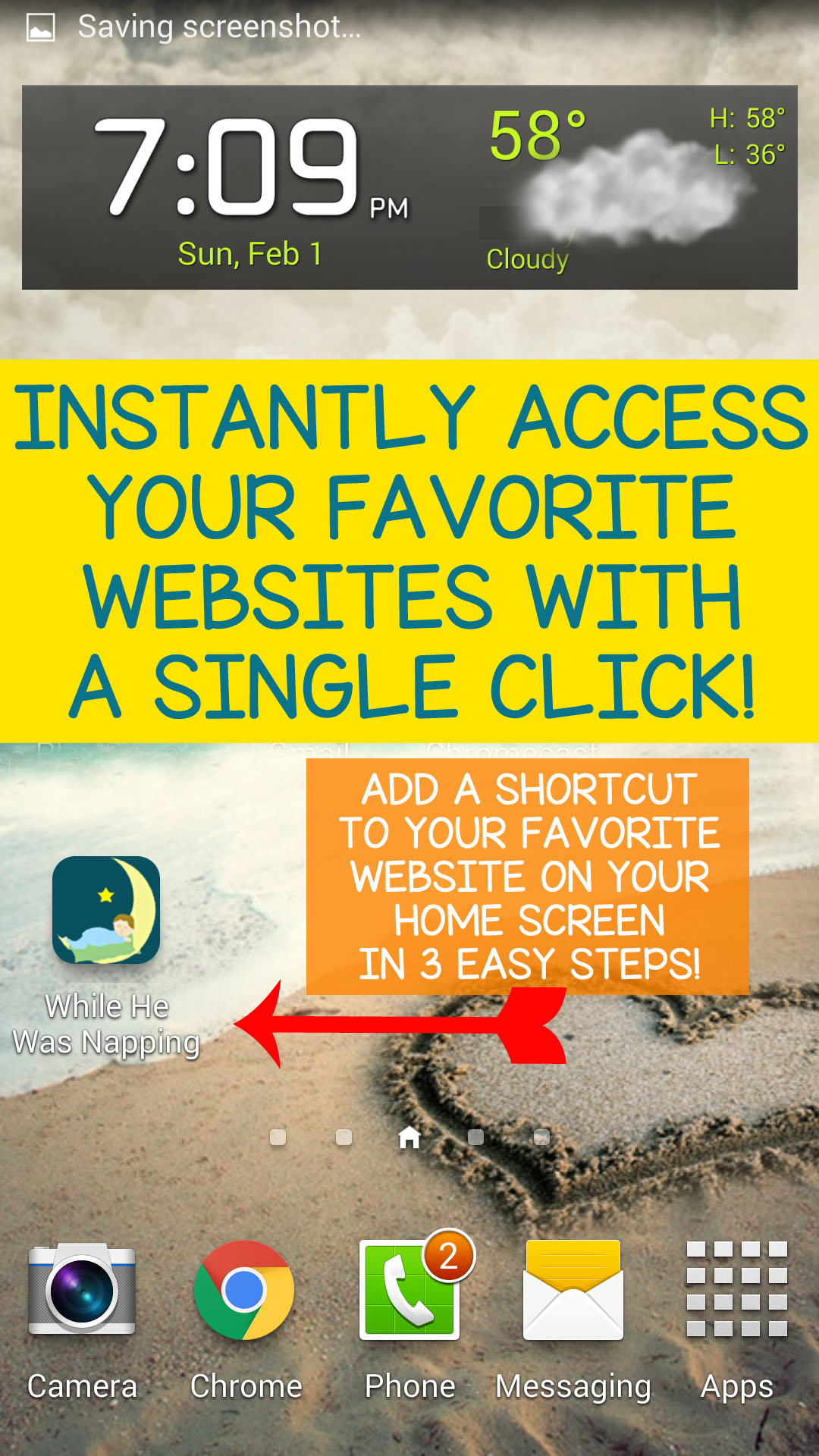 How to Instantly Access Favorite Websites From Your Phone