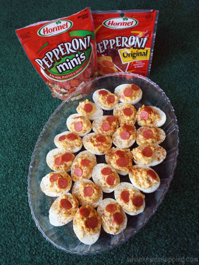 Hormel Pepperoni Deviled Eggs