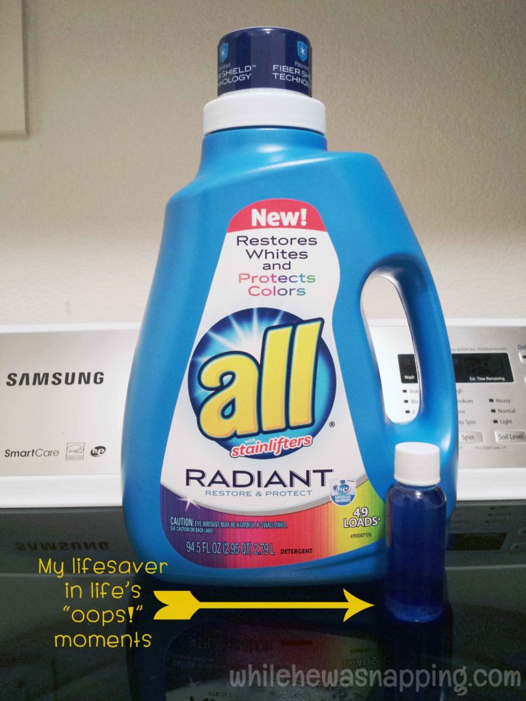 3 Ways to use all Radiant laundry detergent Emergency bottle