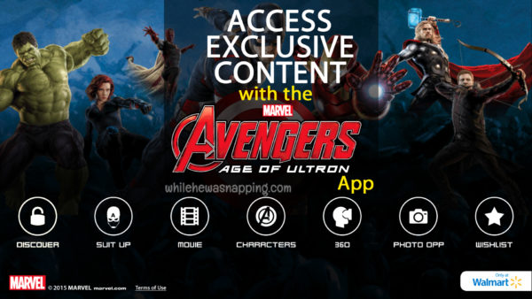 MARVEL's The Avenger's Age of Ultron Exclusive Content Super Heroes Assemble App