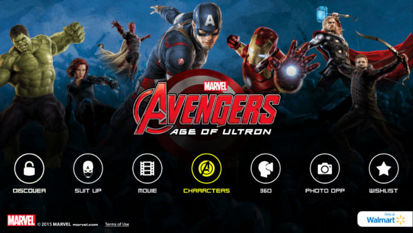 MARVEL's The Avenger's Age of Ultron Super Heroes Assemble App Characters