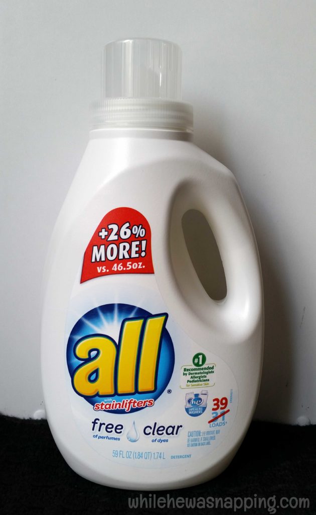 free to be all free clear detergent