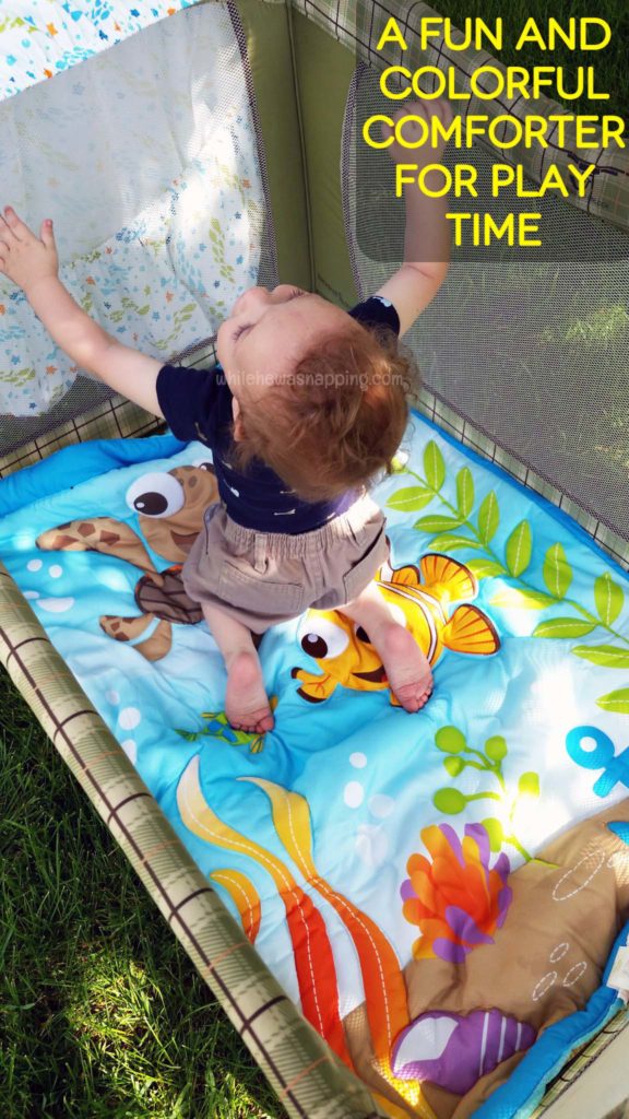 Helping Baby Sleep Better on Vacation Disney Baby Outdoor Play Ground Blanket
