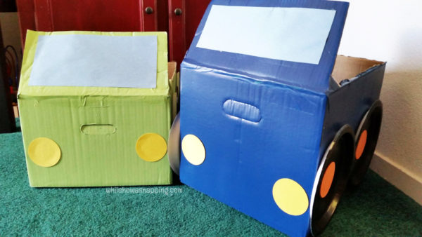 Tyson Any'Tizers DIY Drive-In Cardboard Box Car Front