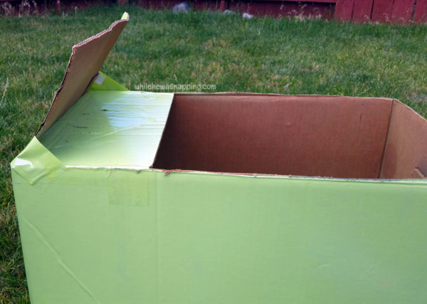 Tyson Any'Tizers DIY Drive-In Cardboard Box Prep