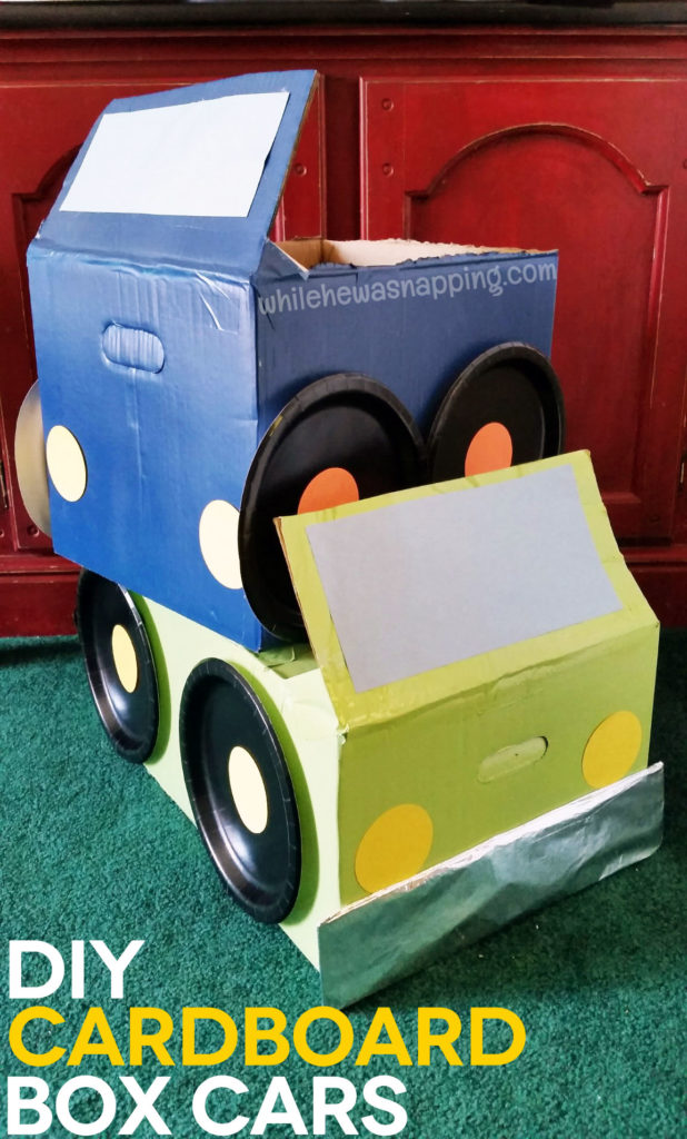 Tyson Any'Tizers DIY Drive-In DIY Cardboard Box Cars