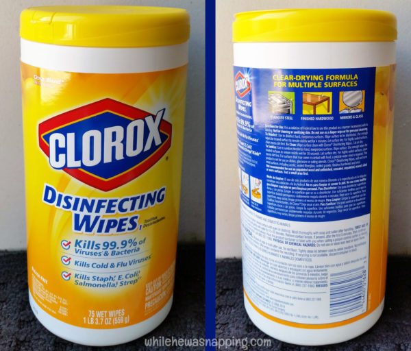 Back To Clean Clorox Grab&Go Clean Up Kit Clorox Disinfectant Wipes