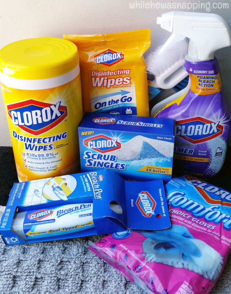 Back To Clean Clorox Grab&Go Clean Up Kit Contents