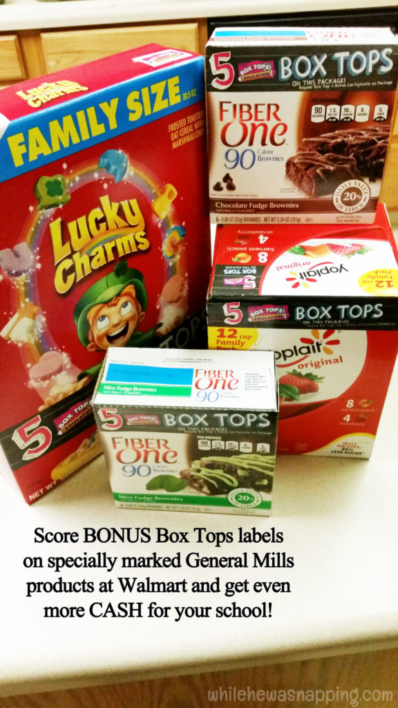 Box Tops for Education General Mills Bonus Box Tops Collection Box DIY BONUS Box Tops