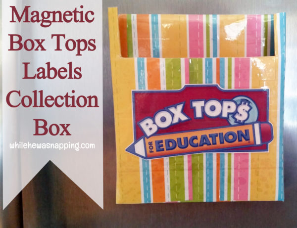 Box Tops for Education General Mills Bonus Box Tops Magnetic Collection Box Close Up