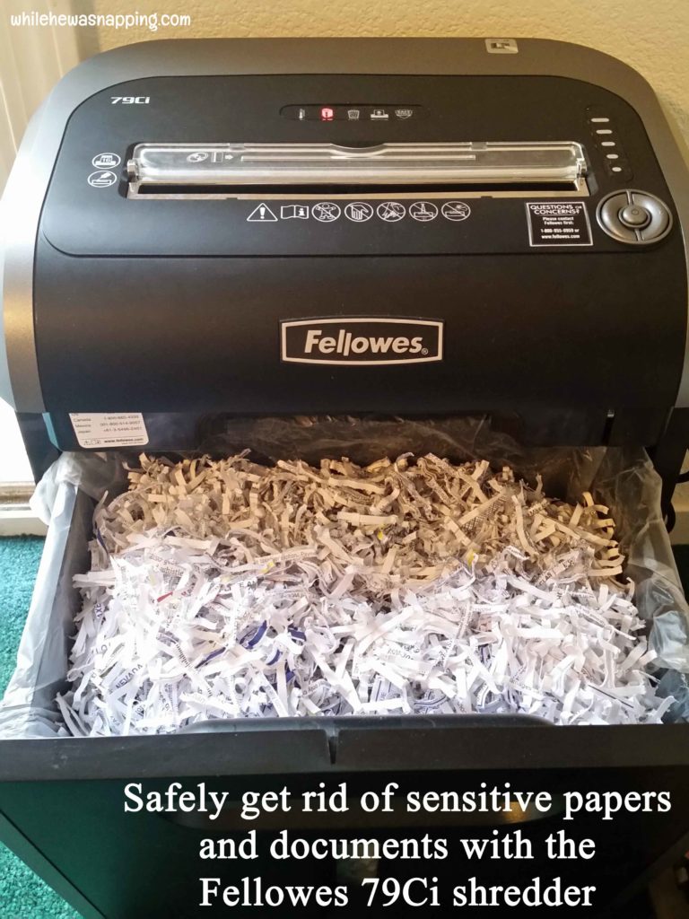 Keeping the Paper Clutter Down with Fellowes 79Ci Shredder