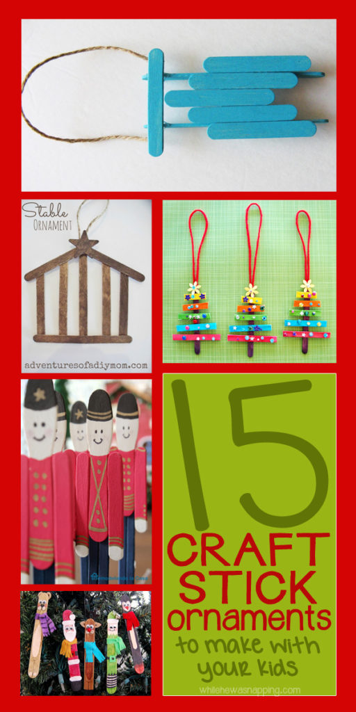 15 Craft Sticks Ornaments You Can Make With Your Kids