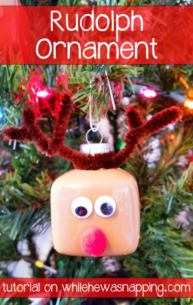 Rudolph Ornament DIY Christmas Ornament