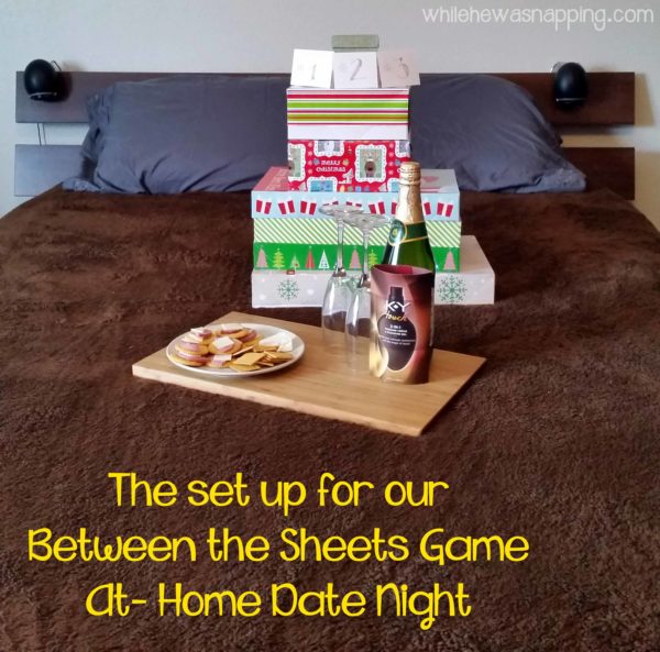  K-Y® TOUCH® Between the Sheets Game Date Night Idea Set Up