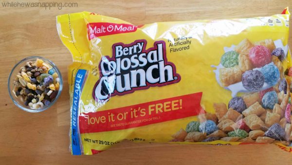 Honey Bunches of Oats Crunch-O's Snack Mix with Berry Colossal Crunch