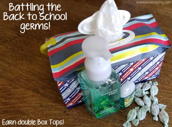 DIY Natural Disinfectant Wipes Battle Back to School Germs and Earn Double Box Tops