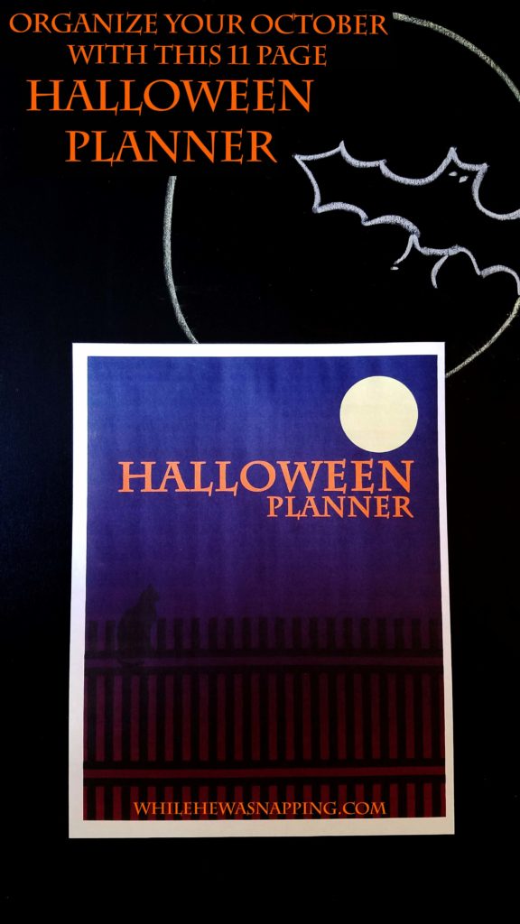 Organize your October with this Halloween Planner! Pin