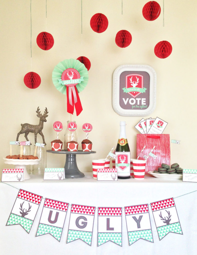 all things christmas printable bundle a pretty little party