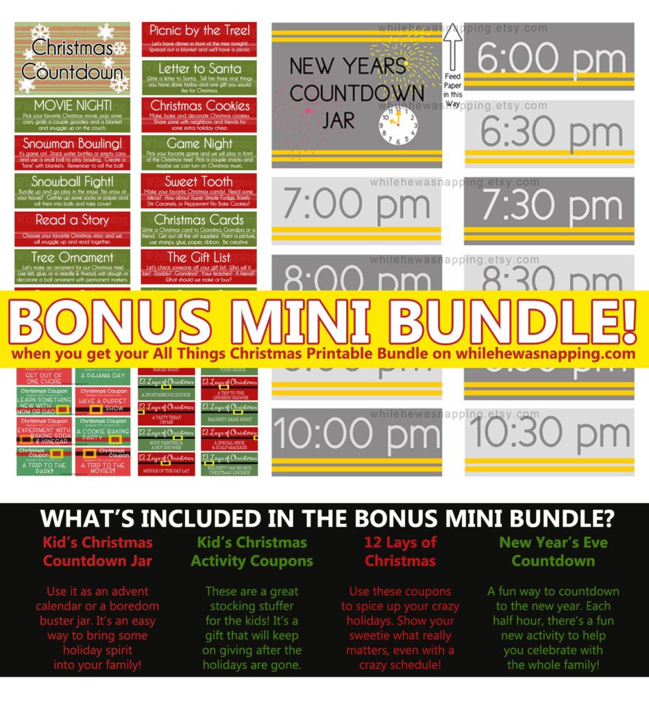 all things christmas bonus mini bundle offer