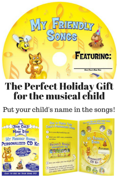 Kid's Personalized Gifts Personalized CD for Kids