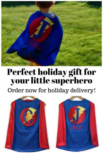 Kid's Personalized Gifts Superhero Cape for Kids