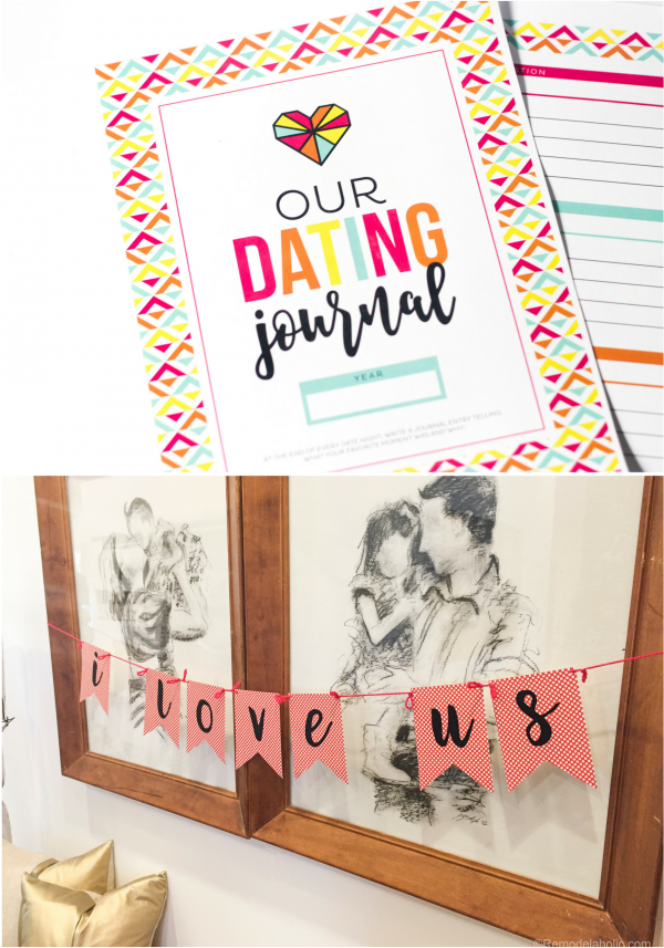Valentines Day Date Night Printable Set And Bunting