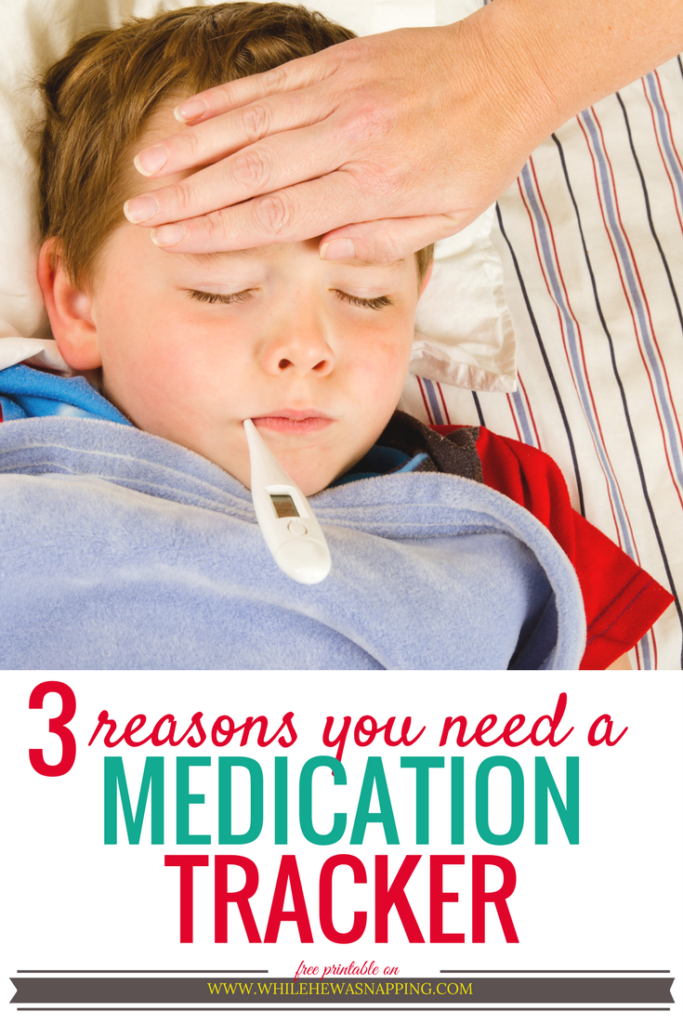 3 reasons you need a medication tracker + free printable