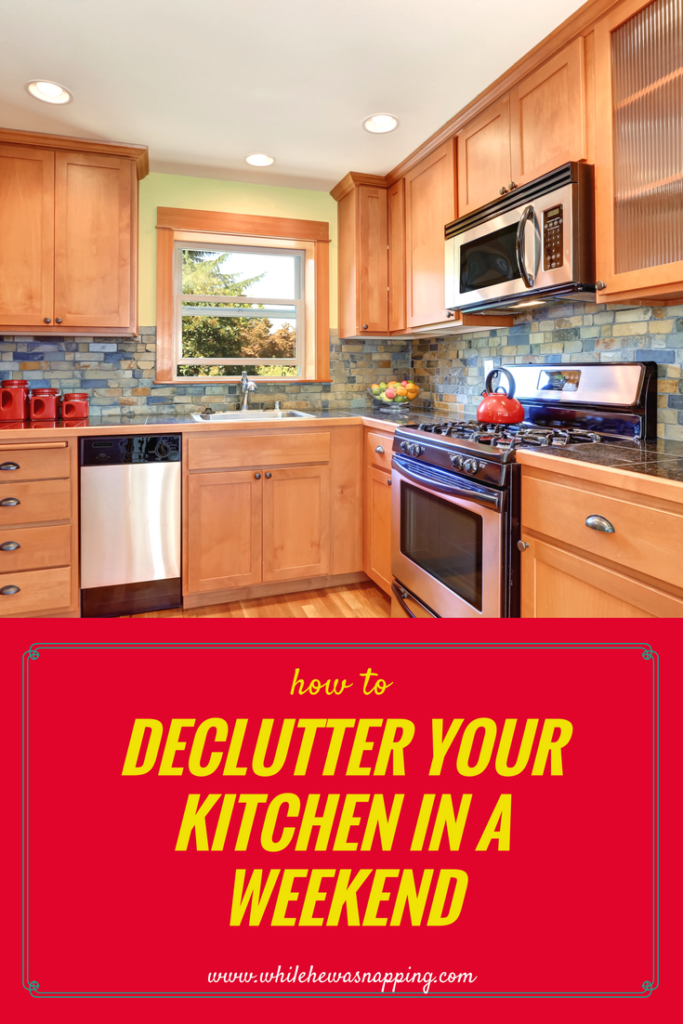 Declutter your Kitchen in a weekend