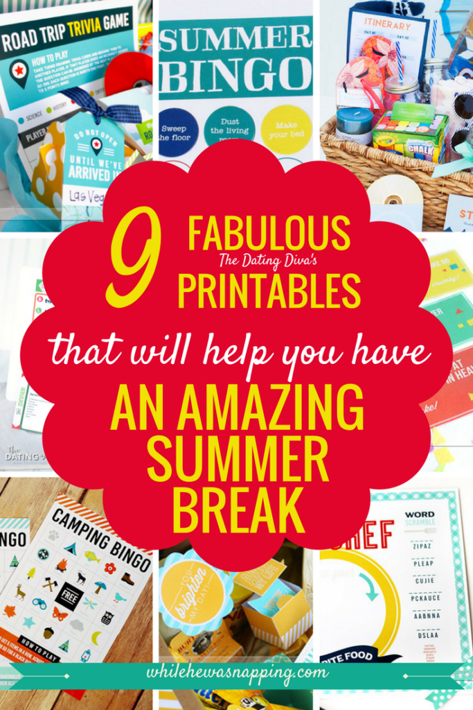 Summer Printables to Enjoy an Amazing Summer Break