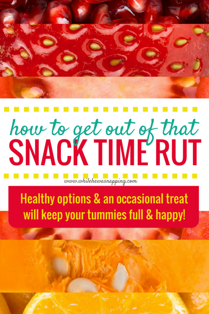 How to get out of that snack time rut with healthy options and an occasional treat