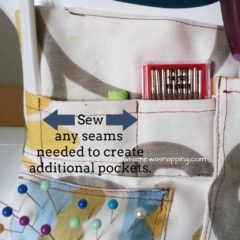 Sewing Caddy | While He Was Napping