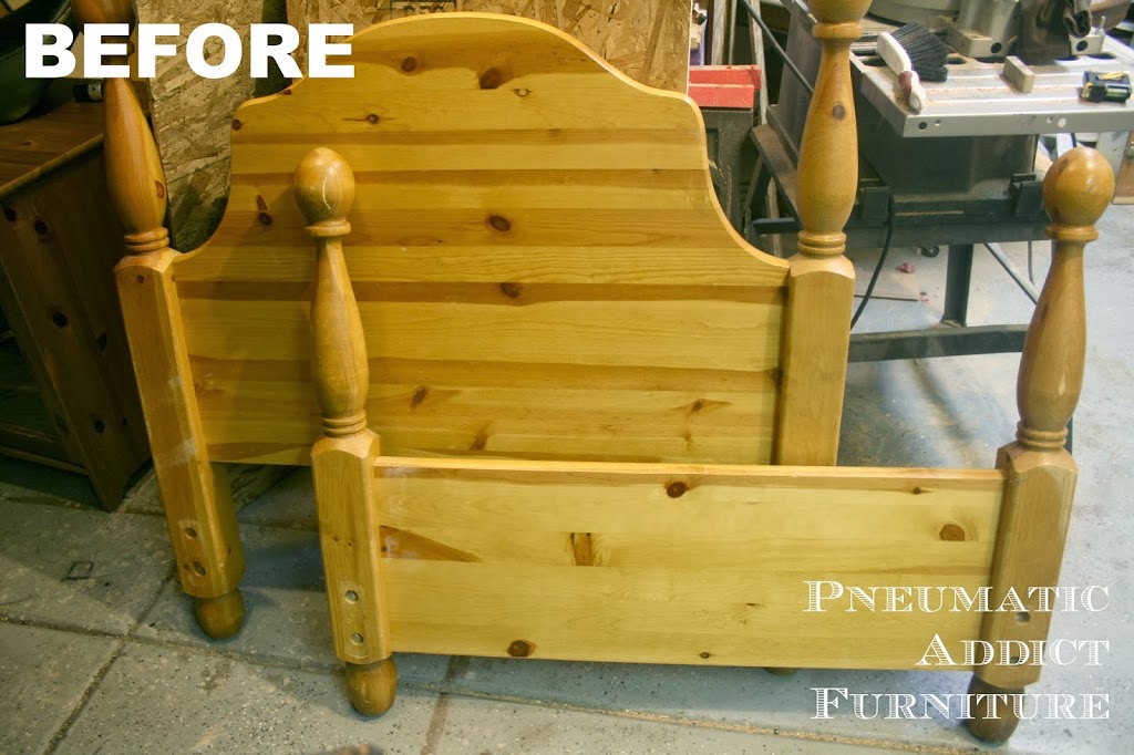 Pneumatic Addict Furniture Diy, How To Make A Bench Out Of An Old Headboard And Footboard