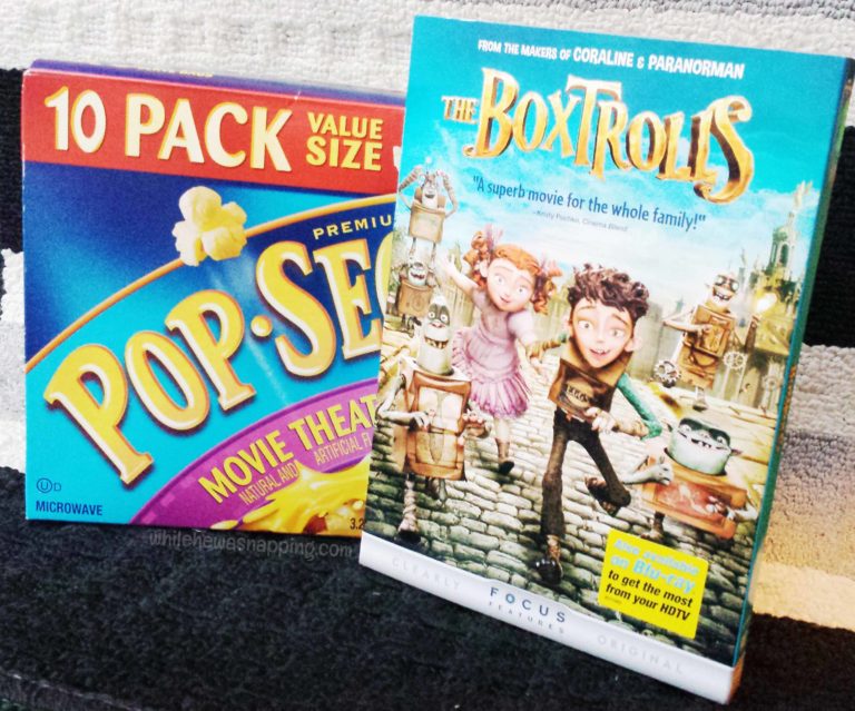 Kid's Box Couch: The Boxtrolls Family Movie Night | While He Was Napping