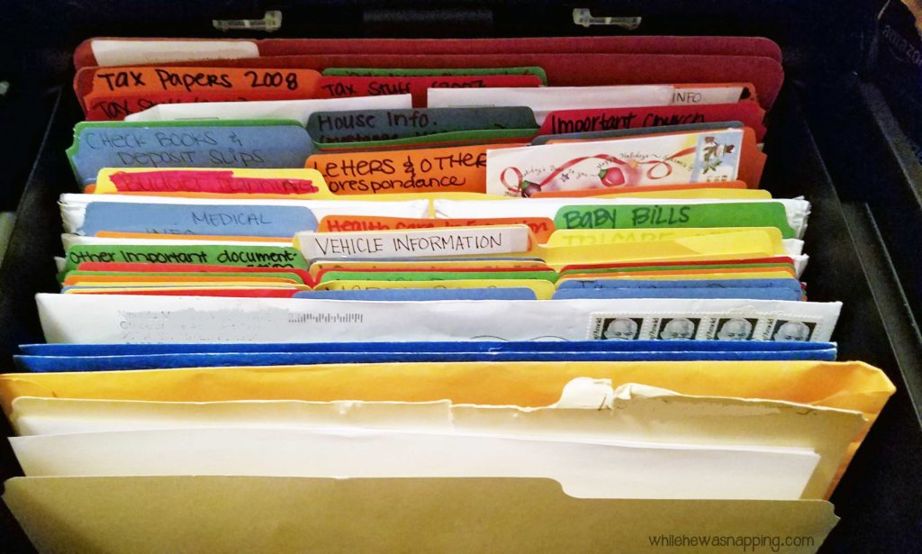 Cut Your Paper Clutter for GOOD While You're Spring Cleaning | While He ...