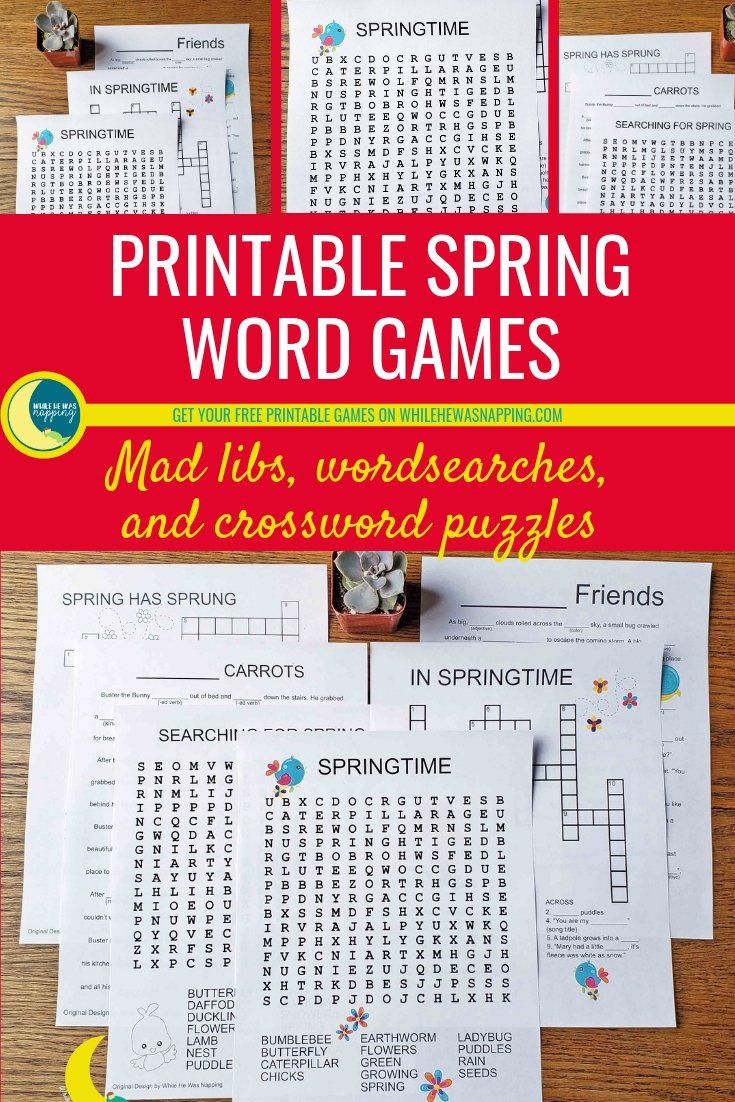 5 Spring Word Games For When You Need To Entertain The Kids While He 